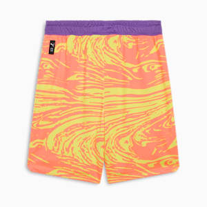 Cheap Erlebniswelt-fliegenfischen Jordan Outlet x LAMELO BALL Spark All-Over-Print Men's Basketball Shorts, Yellow Burst-AOP, extralarge